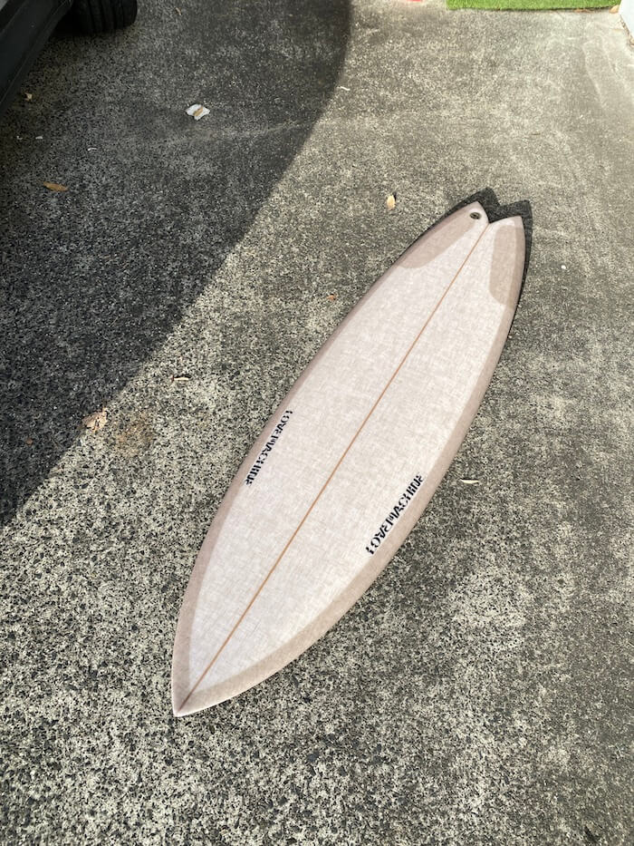 Love Machine Surfboards Pedestrian Ship performance twin fin