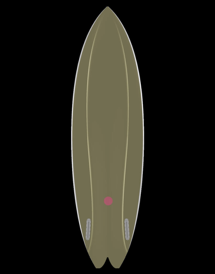 Love Machine Surfboards Pedestrian Ship - Rhino Laminating