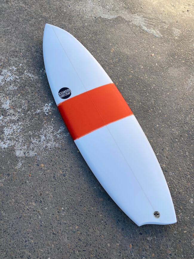 Oceanside surfboards Asymmetric 6'0