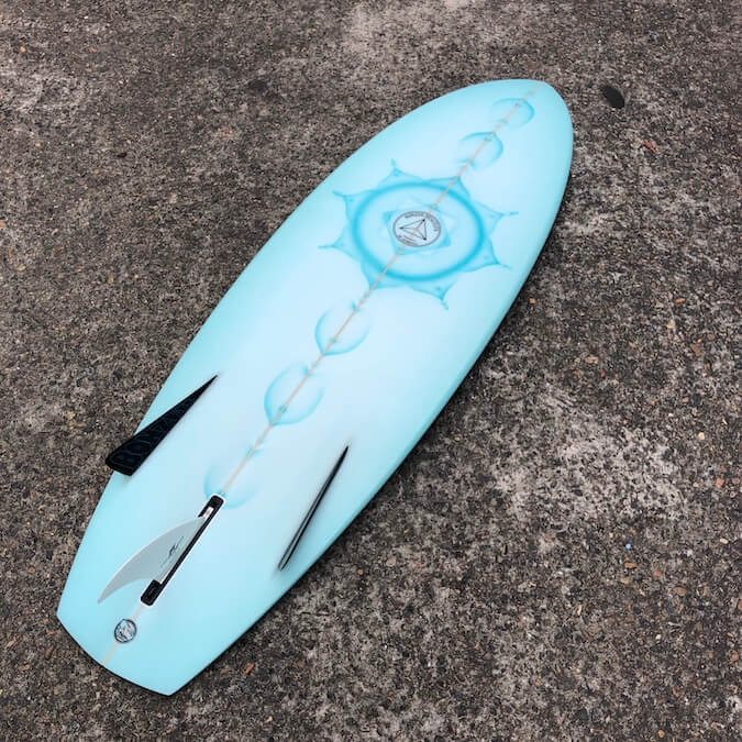Campbell Brothers Bumblebee  Bonzer 5'10 fin